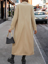 Load image into Gallery viewer, Collared Neck Button Front Trench Coat