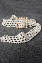 Load image into Gallery viewer, Alloy Buckle Pearl Belt