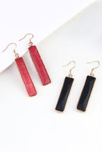 Load image into Gallery viewer, Natural Stone Drop Earrings