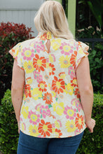 Load image into Gallery viewer, Plus Size Floral Butterfly Sleeve Blouse