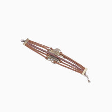 Load image into Gallery viewer, Alloy PU Leather Rope Bracelet