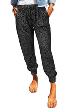 Load image into Gallery viewer, Double Take Leopard Print Joggers with Pockets