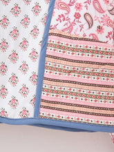 Load image into Gallery viewer, Printed Open Front Quilted Reversible Winter Coat