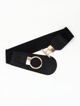 Load image into Gallery viewer, PU Elastic Wide Belt with Alloy Buckle