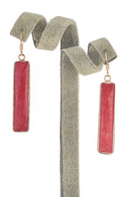 Load image into Gallery viewer, Natural Stone Drop Earrings