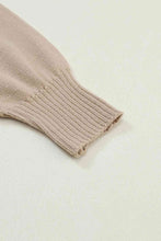 Load image into Gallery viewer, Floral Round Neck Drop Shoulder Sweater