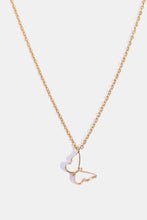 Load image into Gallery viewer, Butterfly Pendant Copper 14K Gold-Plated Necklace