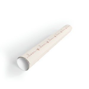 Blush "Love" Gift Wrap