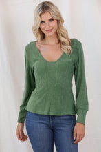 Load image into Gallery viewer, Scoop Neck Long Sleeve Top
