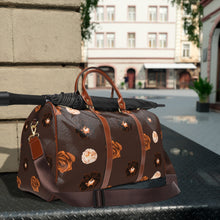 Load image into Gallery viewer, Brown Roses Waterproof Travel Bag
