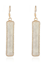 Load image into Gallery viewer, Natural Stone Drop Earrings