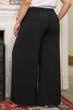 Load image into Gallery viewer, Plus Size Tied Wide Leg Long Pants