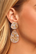 Load image into Gallery viewer, Teardrop Shape Zinc Alloy Dangle Earrings