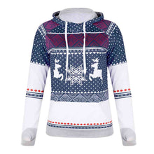 Load image into Gallery viewer, Printed Long Sleeve Hoodie with Pocket