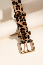 Load image into Gallery viewer, Leopard PU Leather Belt