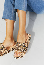 Load image into Gallery viewer, Arms Around Me Open Toe Slide in Leopard