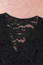 Load image into Gallery viewer, Surplice Neck Long Puff Sleeve Lace Bodysuit