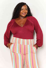 Load image into Gallery viewer, Culture Code  Full Size V-Neck Bodysuit