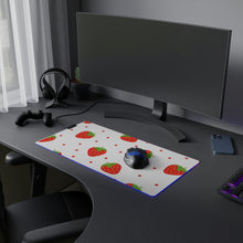 Load image into Gallery viewer, &quot;Sweet Strawberries&quot; XXL LED Gaming Mouse Pad