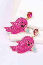 Load image into Gallery viewer, Ghost Shape Synthetic Pearl Dangle Earrings