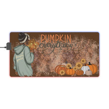 Load image into Gallery viewer, &quot;Pumpkin Everything&quot; RGB LED Gaming Mouse Pad