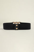 Load image into Gallery viewer, Zinc Alloy Buckle Elastic Wide Belt