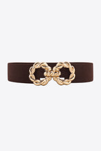 Load image into Gallery viewer, Zinc Alloy Buckle Elastic Belt