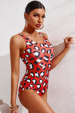 Load image into Gallery viewer, Tie-Dye Crisscross Back One-Piece Swimsuit