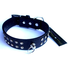 Load image into Gallery viewer, Double Row Crystal Rhinestone Dog Collars 10-20&quot;-1
