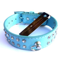 Load image into Gallery viewer, Double Row Crystal Rhinestone Dog Collars 10-20&quot;-3