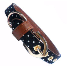 Load image into Gallery viewer, Polka Dot Fabric Dog Collar-1