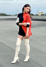 Load image into Gallery viewer, zade thigh high long boots in stretch patent pu-1