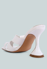 Load image into Gallery viewer, snatched intertwined toe ring heeled sandals-8