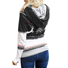 Load image into Gallery viewer, Printed Long Sleeve Hoodie with Pocket