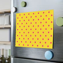 Load image into Gallery viewer, Yellow &amp; Hot Pink Polka Dots Post-it® Note Pads