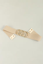 Load image into Gallery viewer, Zinc Alloy Buckle Elastic Wide Belt