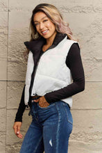 Load image into Gallery viewer, Zip-Up Drawstring Puffer Vest