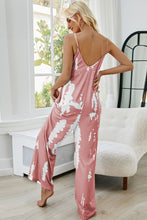 Load image into Gallery viewer, Tie-Dye Spaghetti Strap Jumpsuit with Pockets