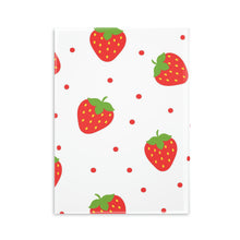 Load image into Gallery viewer, Sweet Strawberries Hardcover Notebook