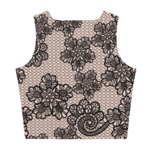 Load image into Gallery viewer, Lace Design Crop Top