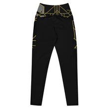 Load image into Gallery viewer, Black Laser Design Leggings