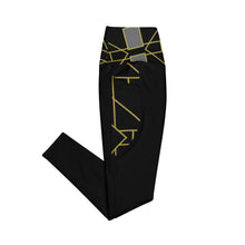 Load image into Gallery viewer, Black Laser Design Leggings