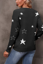 Load image into Gallery viewer, Star Round Neck Sweater