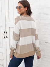 Load image into Gallery viewer, Full Size Round Neck Drop Shoulder Sweater