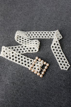 Load image into Gallery viewer, Alloy Buckle Pearl Belt