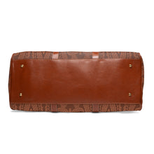 Load image into Gallery viewer, Brown Paisley Waterproof Travel Bag