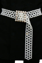 Load image into Gallery viewer, Alloy Buckle Pearl Belt