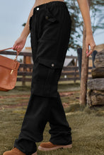 Load image into Gallery viewer, Loose Fit Long Jeans with Pockets