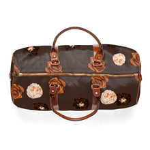 Load image into Gallery viewer, Brown Roses Waterproof Travel Bag