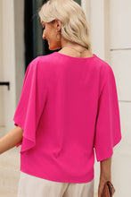 Load image into Gallery viewer, V-Neck Cloak Sleeve Blouse